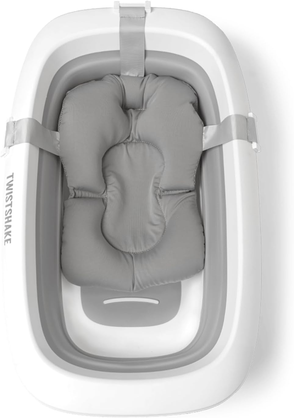 Twistshake Foldable & Non - Slip Baby Bath Tub - 0+ Months (With Cushion) - liquidation.store