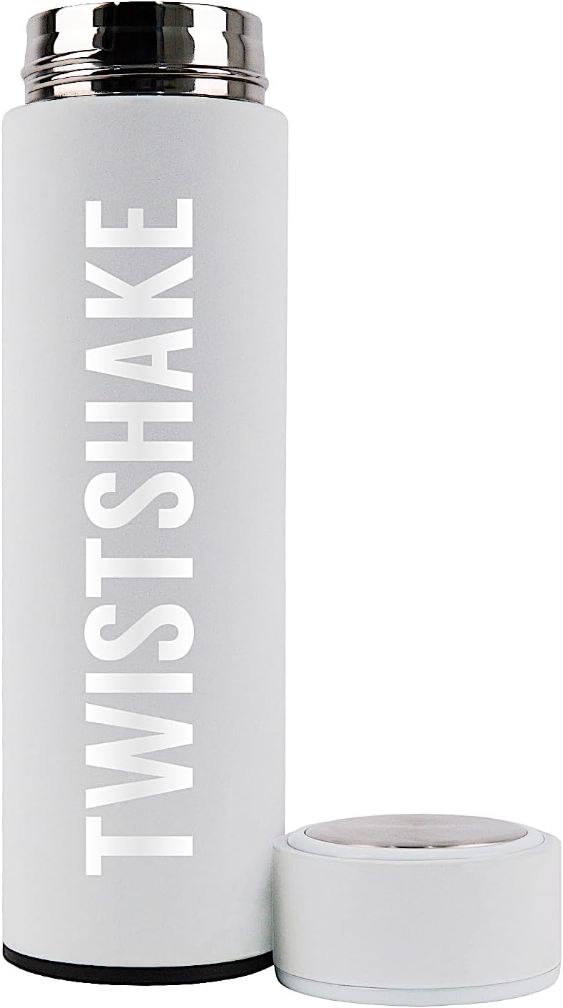 Twistshake Hot or Cold Insulated Flask - 420ml (White) - liquidation.store