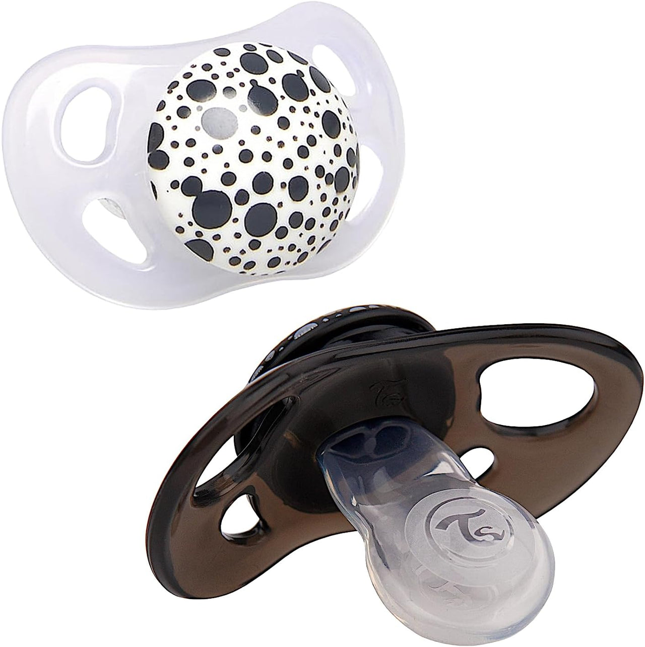 Twistshake Pacifier - Black/White (2 Pack) 6M+ - liquidation.store