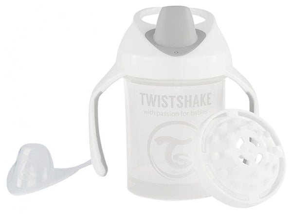 Twistshake Spill Proof Mini Training Cup - 230ml 4M+ (White) - liquidation.store