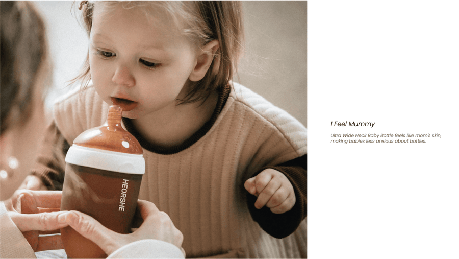 Ultra Wide Neck Baby Bottle 8oz / 240ml (Pink/White) - liquidation.store