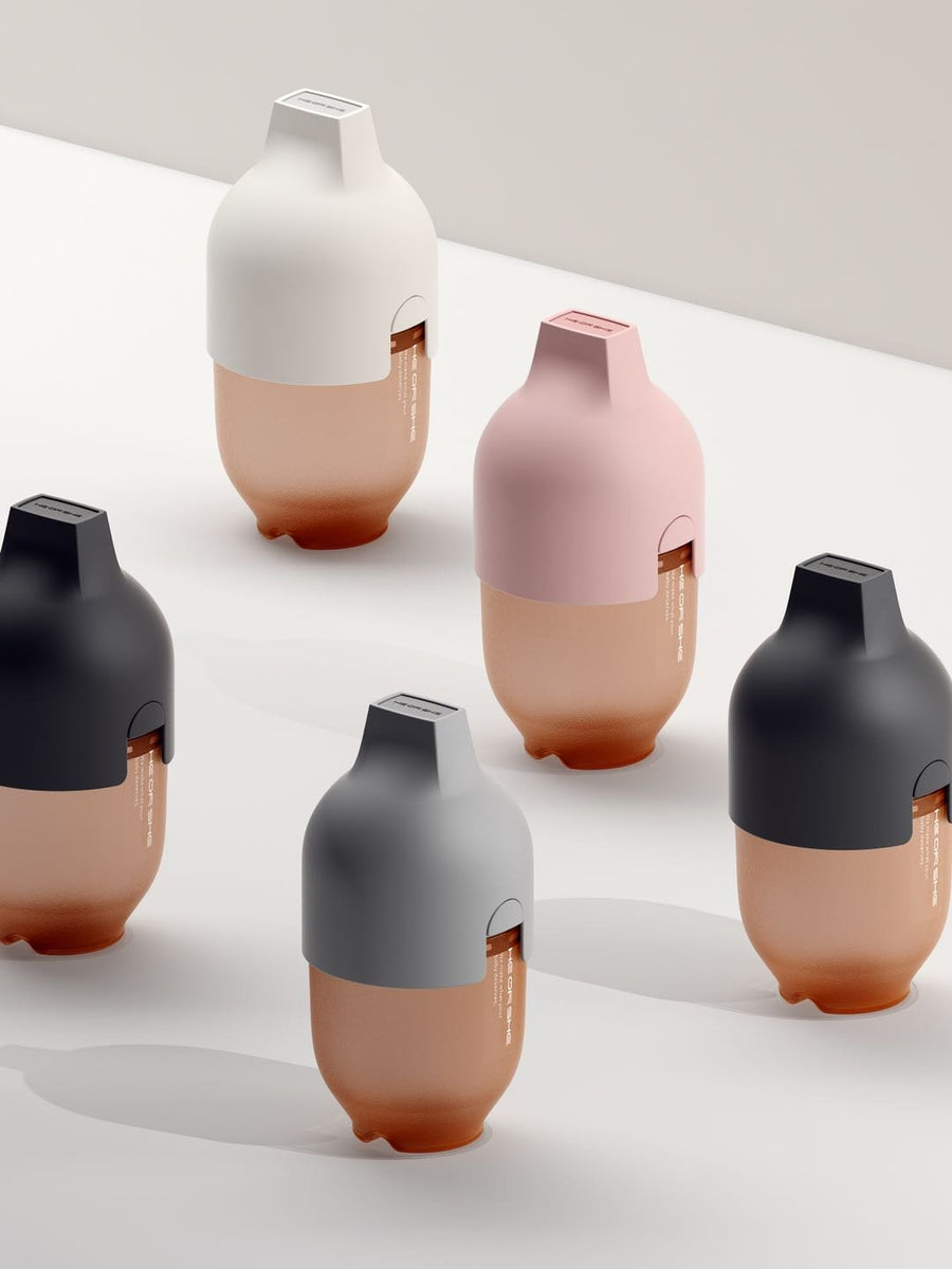 Ultra Wide Neck Baby Bottle 8oz / 240ml (Pink/White) - liquidation.store