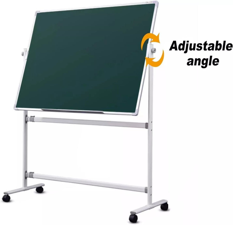Universal Mobile Whiteboard Stand - Adjustable up to 120cm wide - Easy Assembly - liquidation.store