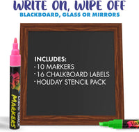 Thumbnail for Vaci Neon Liquid Chalk Markers - 10 Pack - liquidation.store