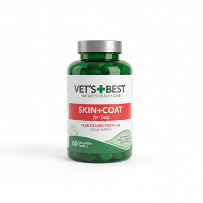 Vet's Best Plant - Based Skin & Coat Supplement For Dogs - 60 Tablets - liquidation.store