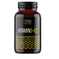 Thumbnail for Tom Oliver Nutrition Vitamin D+K2 (60 Capsules)