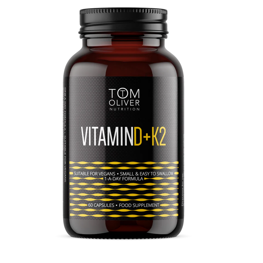 Tom Oliver Nutrition Vitamin D+K2 (60 Capsules)