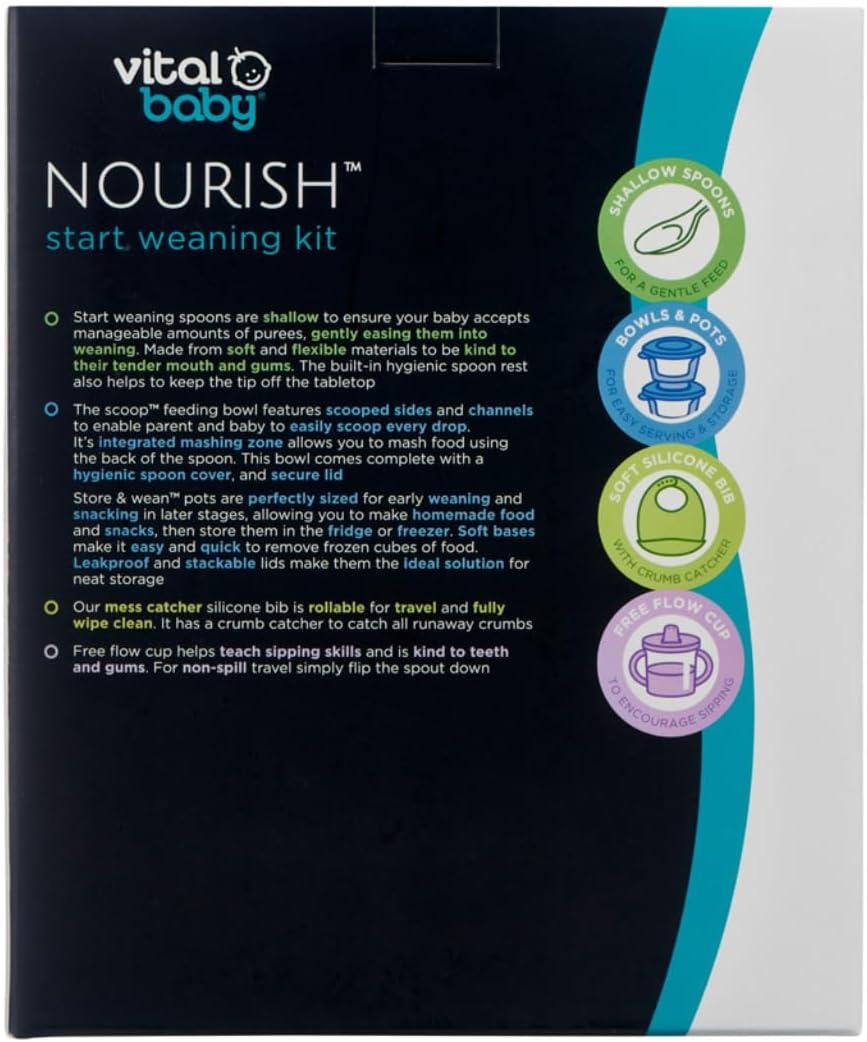 Vital Baby Nourish Start Weaning & Feeding Kit - liquidation.store