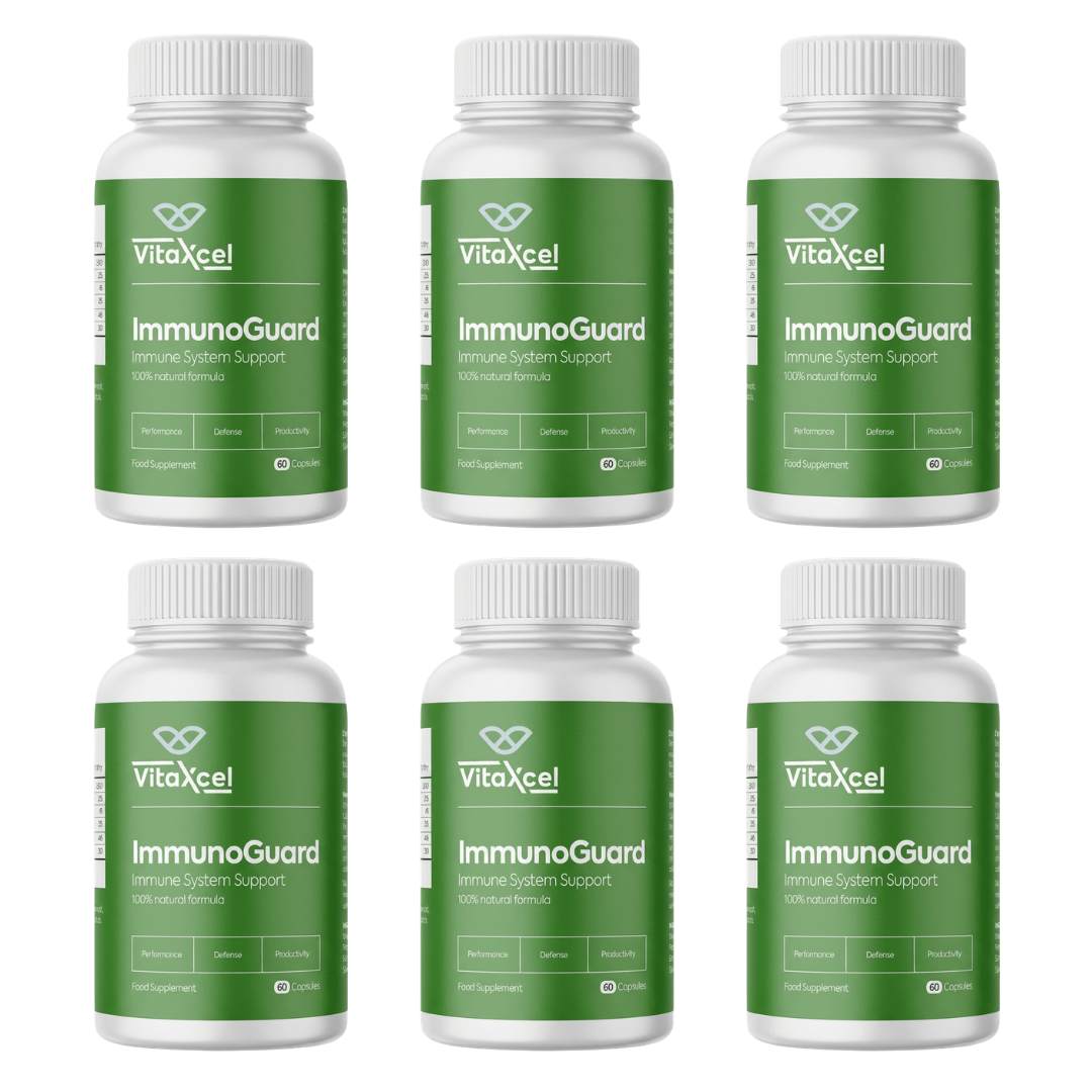 Vitaxcel ImmunoGuard Supplement - 6 Pack (360 Capsules) - liquidation.store