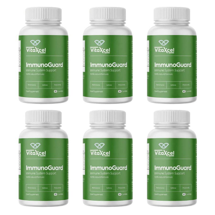 Vitaxcel ImmunoGuard Supplement - 6 Pack (360 Capsules) - liquidation.store