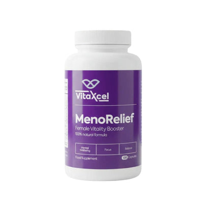 VitaXcel Meno Relief Female Vitality Booster - 120 Capsules - liquidation.store