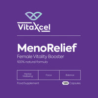 VitaXcel Meno Relief Female Vitality Booster - 120 Capsules - liquidation.store