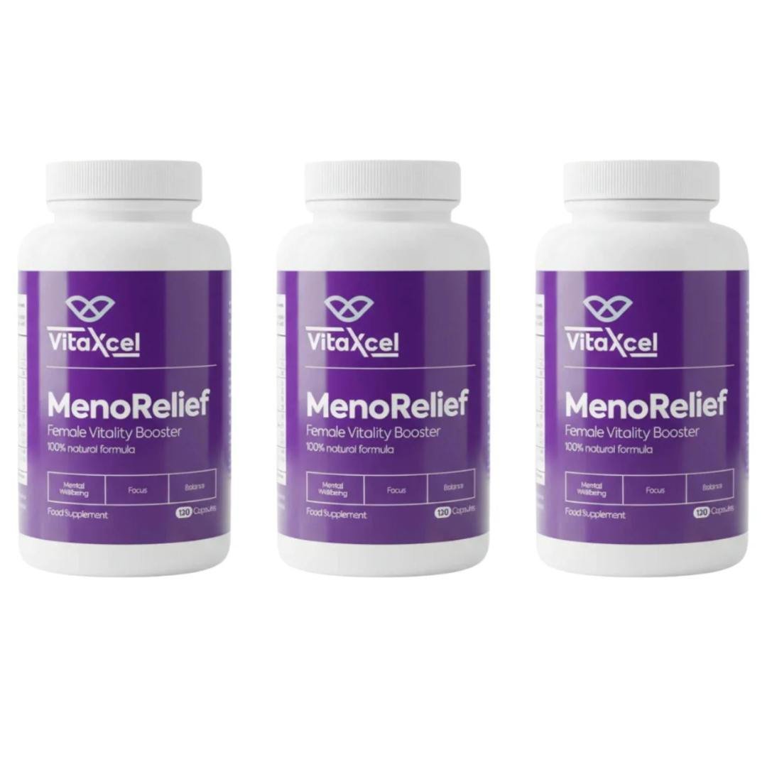 VitaXcel Meno Relief Female Vitality Booster - 360 Capsules - liquidation.store