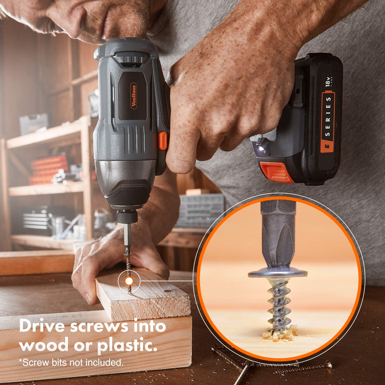 VonHaus E-Series 18V Cordless Impact Driver –