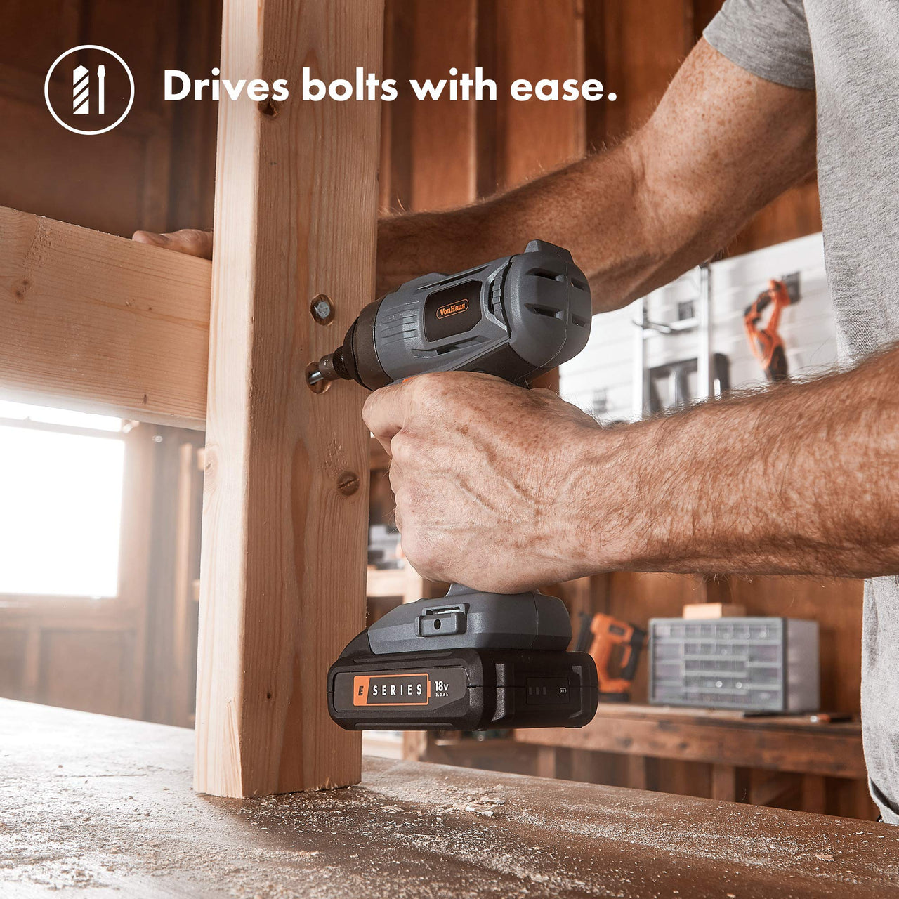 VonHaus E-Series 18V Cordless Impact Driver - liquidation.store