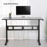 Thumbnail for VonHaus Height Adjustable Large Standing Desk - 140cm - liquidation.store