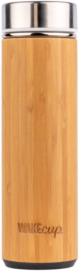 WAKEcup - Eco Friendly Bamboo Thermos - 500ml - liquidation.store