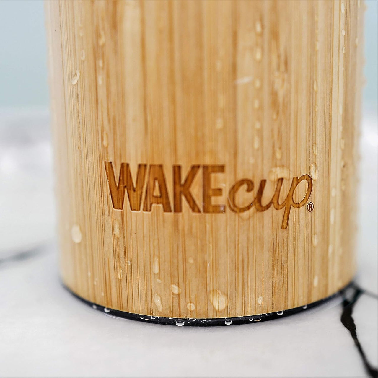 WAKEcup - Eco Friendly Bamboo Thermos - 500ml - liquidation.store