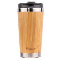 Thumbnail for WakeCup Reuseable Bamboo Coffee Cup 420ml - liquidation.store