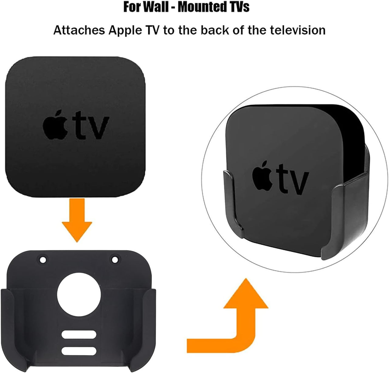 Wall or TV Mount for Apple TV 4th Gen - liquidation.store