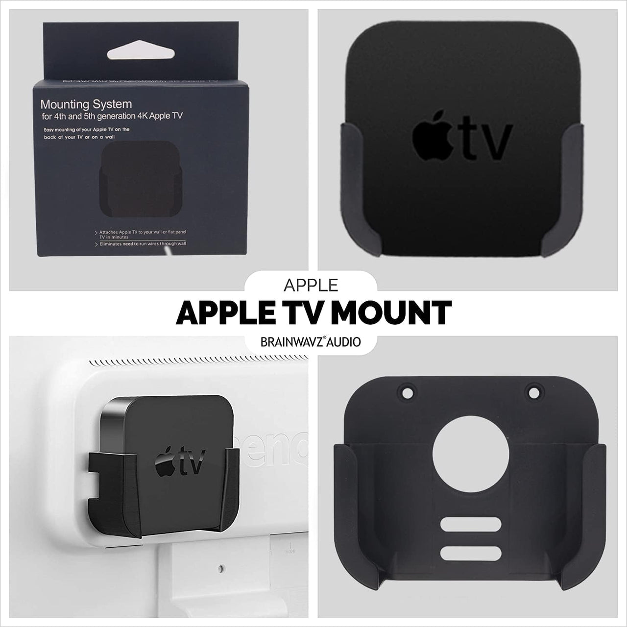 Wall or TV Mount for Apple TV 4th Gen - liquidation.store