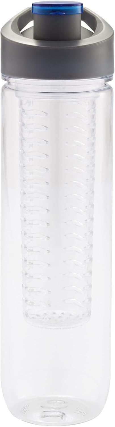 Water Bottle with Infuser (Blue Top) - liquidation.store