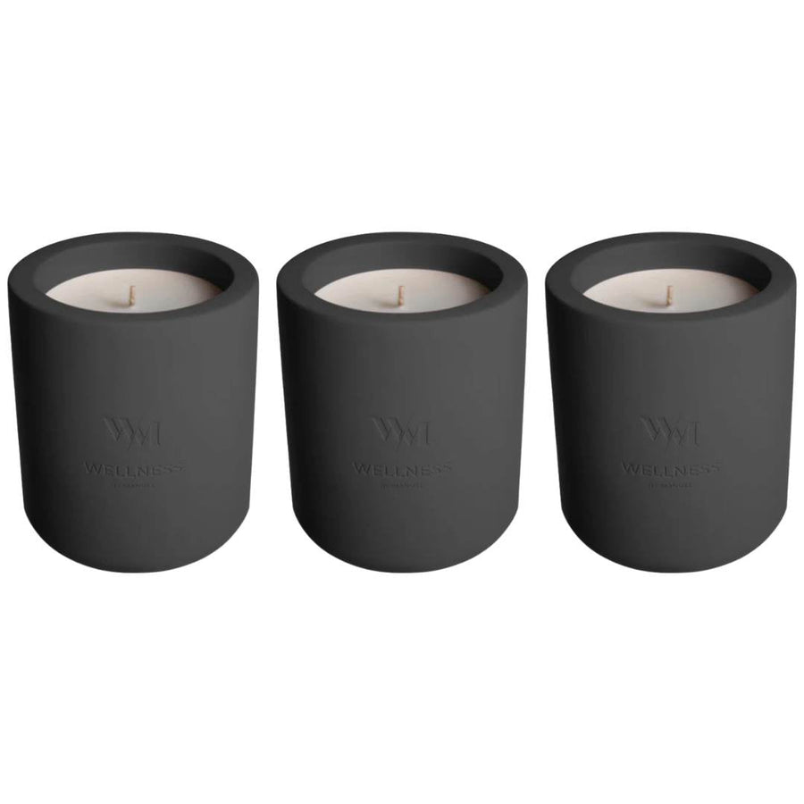 Wellness By Manuel UNWIND Scented Designer Candle - Lavender (3 Pack) - liquidation.store