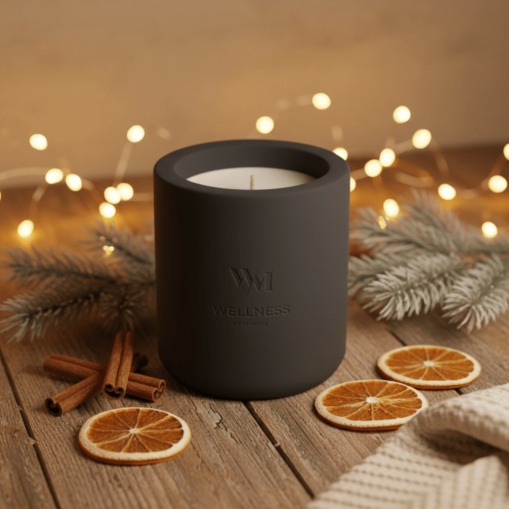 Wellness By Manuel UNWIND Scented Designer Candle - Lavender - liquidation.store