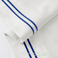 Thumbnail for White Double Duvet Cover Set - 3 piece Cotton and Tencel Blend - liquidation.store