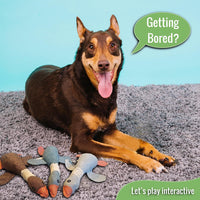 Thumbnail for Wild Goose Squeaky Dog Toys for Small to Medium Dogs (Grey & Brown) - liquidation.store