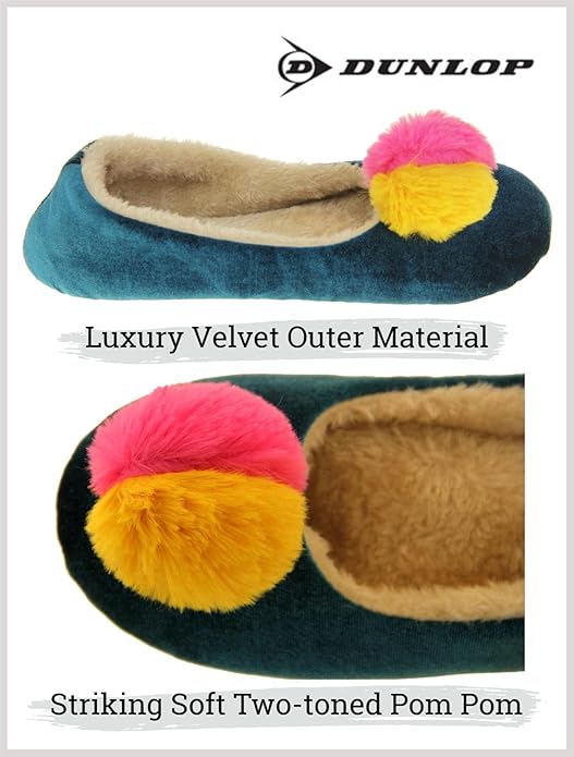 Women's Dunlop Teale Slippers M (UK 5 - 6) - liquidation.store