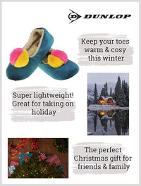 Women's Dunlop Teale Slippers M (UK 5 - 6) - liquidation.store