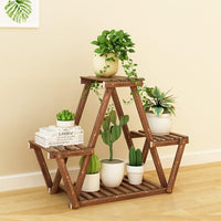 Thumbnail for Wooden Plant Stand for Indoor and Outdoor Use - 4 Levels - liquidation.store