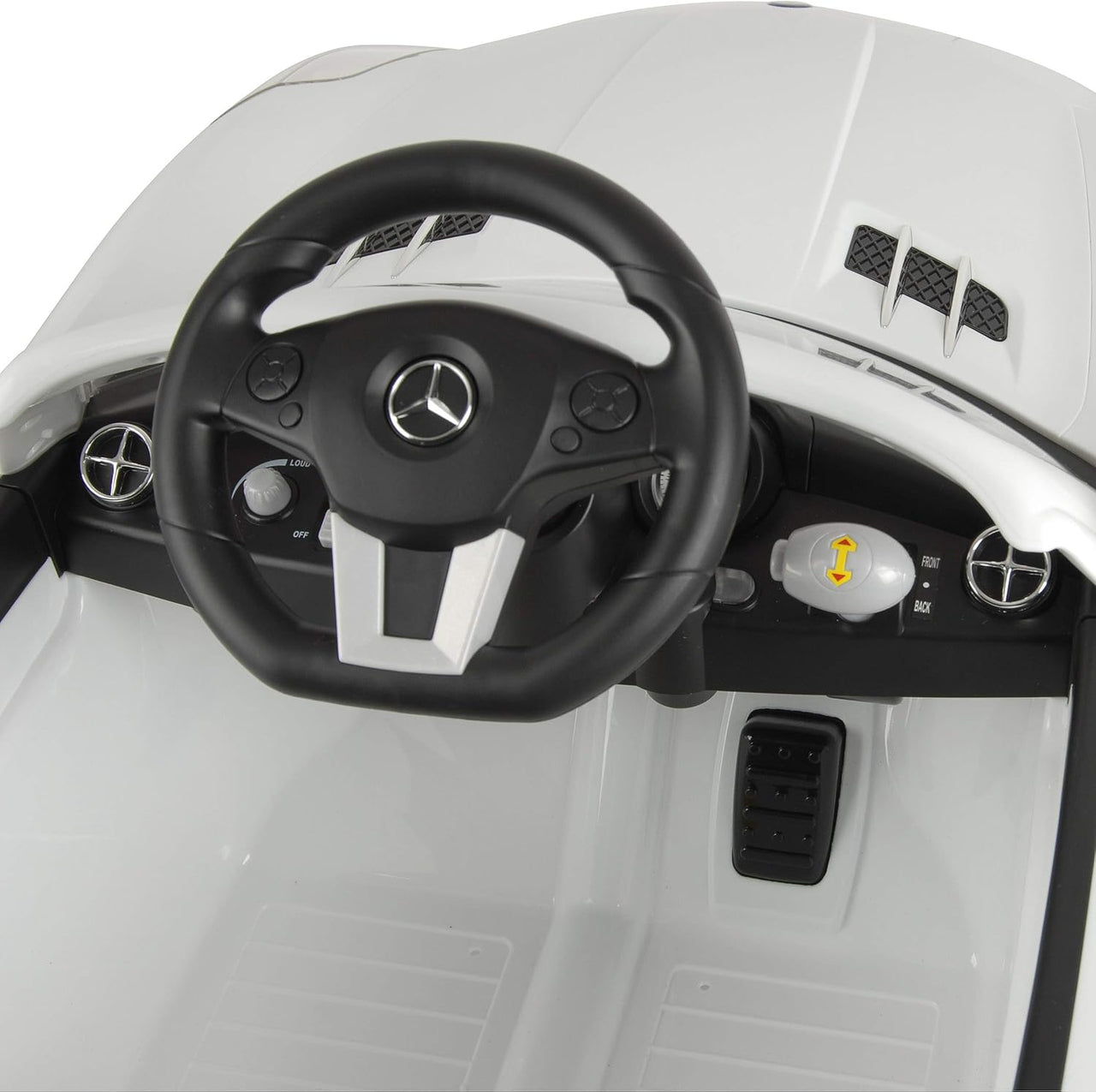 Xootz, Mercedes - Benz White SLS Official Licensed Kids Electric Ride On Car - liquidation.store