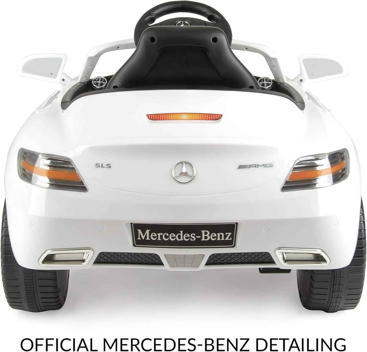 Xootz, Mercedes - Benz White SLS Official Licensed Kids Electric Ride On Car - liquidation.store