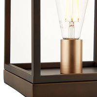 Thumbnail for York Square Matt Bronze effect Table lamp - liquidation.store