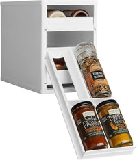 YouCopia MiniStack Spice Rack Drawer 12 Bottle Capacity - liquidation.store