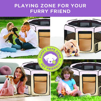 Thumbnail for Zampa Pet Playpen - liquidation.store