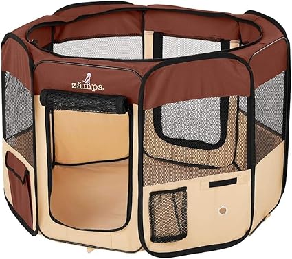 Zampa Pet Playpen for Cats or Dogs. Inside or Outdoor - liquidation.store