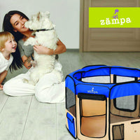 Thumbnail for Zampa Popup Pet Playpen - Blue XS - liquidation.store