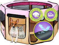 Thumbnail for Zampa Popup Pet PlayPen (Light Pink - Large) - liquidation.store