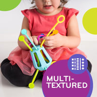Thumbnail for Zippee Pull String Sensory Activity Toy with Unique Textures & Sound - Producing Cords - liquidation.store