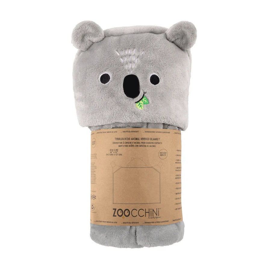 Zoocchini Toddler/Kids Animal Hooded Blanket - Kai the Koala - liquidation.store