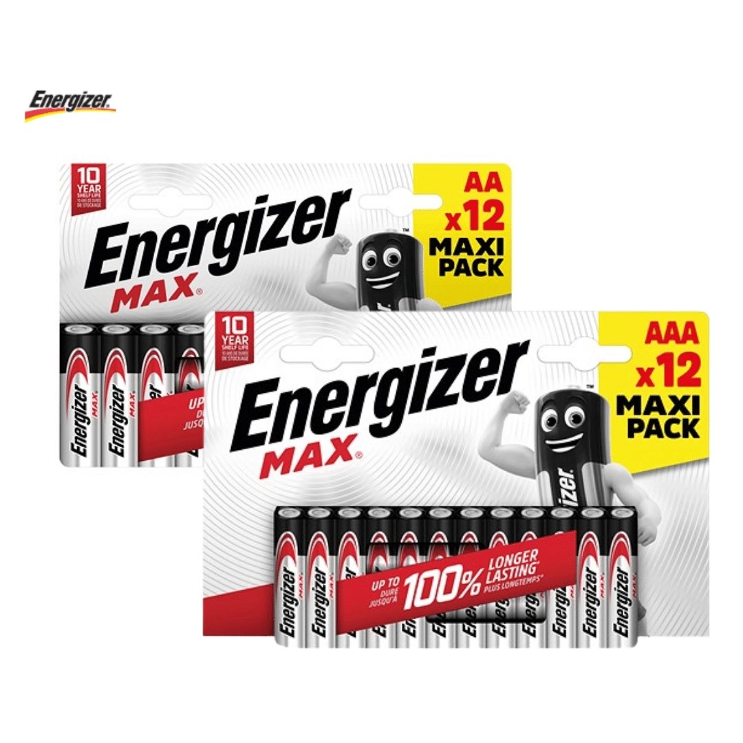 24 Energizer Max Batteries AA & AAA - liquidation.store