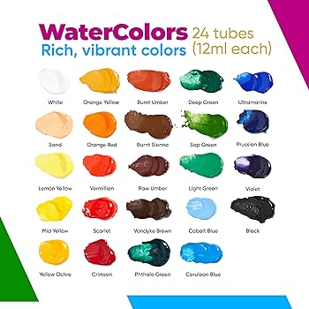 AEM Watercolour Paint Set - 24 x 12ml colours - liquidation.store