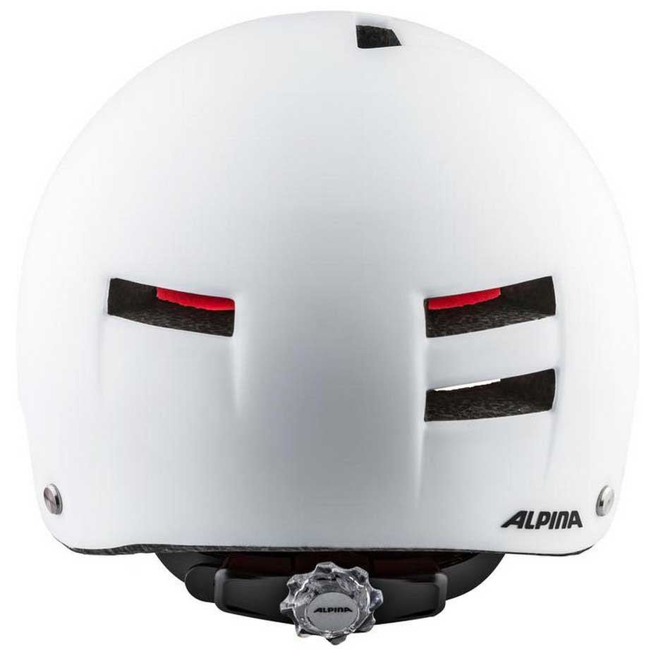Alpina Airtime Helmet Skateboard Cycle Helmet Medium to Large 52-57cm - White - liquidation.store