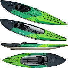 Aquaglide Navarro 130 1-Person Inflatable Recreational Touring/Covered Deck Kayak Bundle - liquidation.store