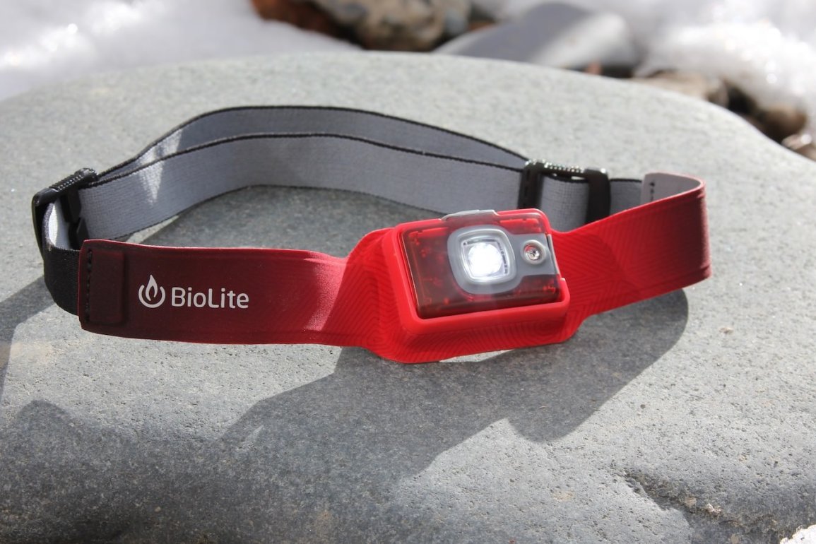 BioLite Headlamp 200 lumens - Rechargeable - Red - liquidation.store
