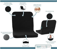 Thumbnail for Bonmedico Office Chair Back Support - Large - Black - liquidation.store