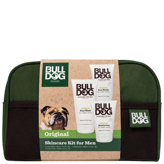 Bulldog Men's Skincare Set with Washbag 4pc - liquidation.store